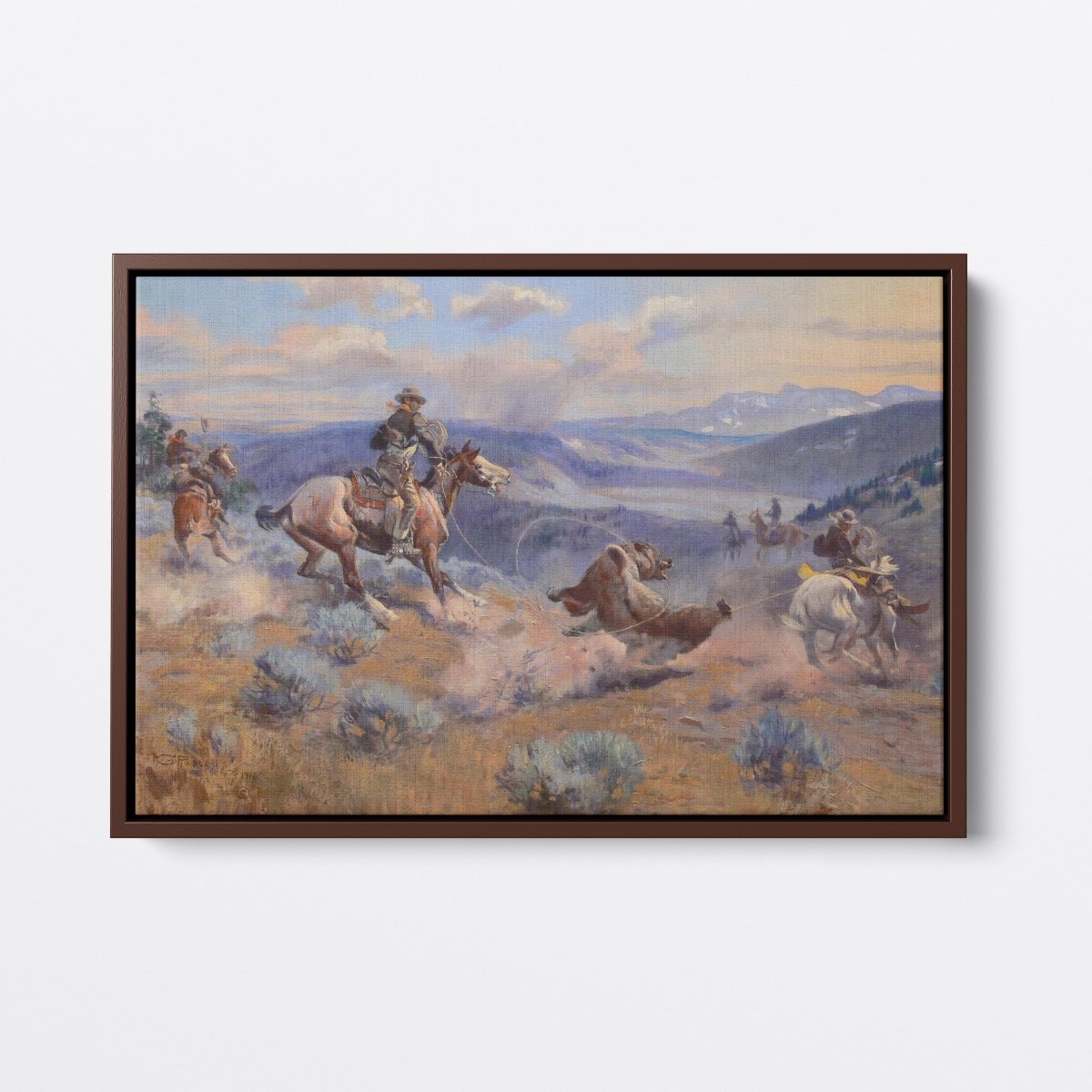 Loops and Swift Horses Are Surer than Lead | Charles Russell | Ave Legato Art Prints