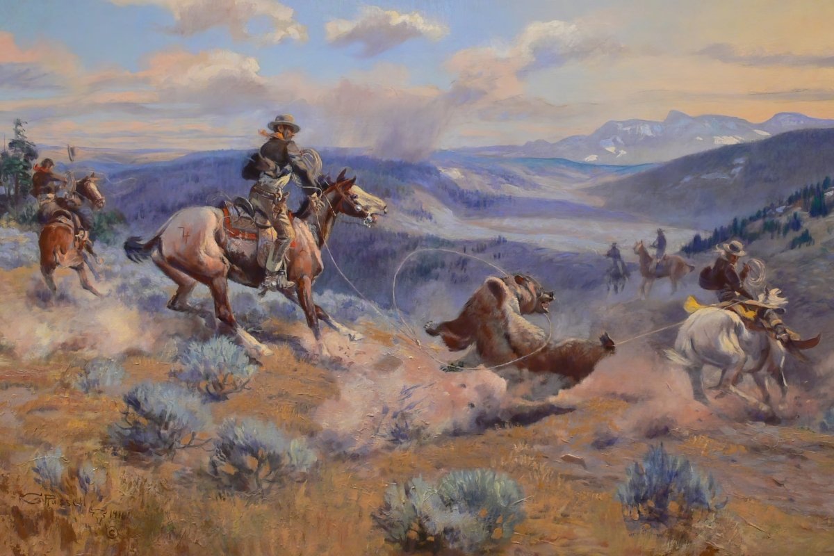 Loops and Swift Horses Are Surer than Lead | Charles Russell | Ave Legato Art Prints