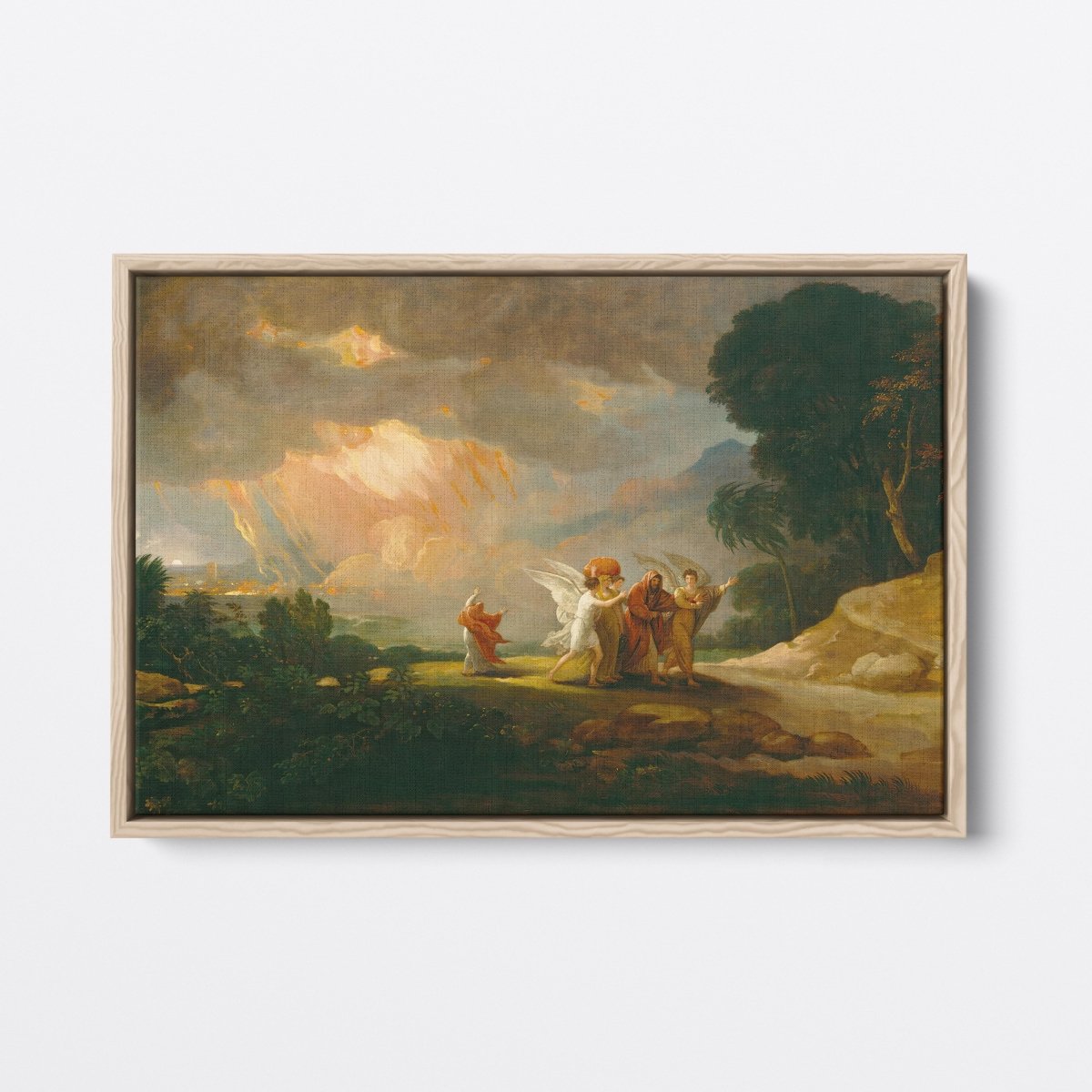 Lot Fleeing from Sodom | Benjamin West | Ave Legato Art Prints