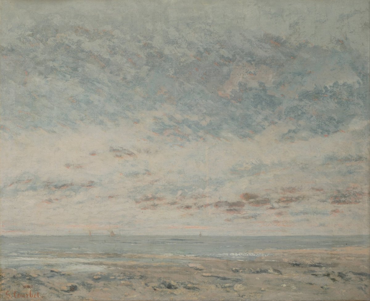 Low Tide | Gustave Courbet | Ave Legato Art Prints