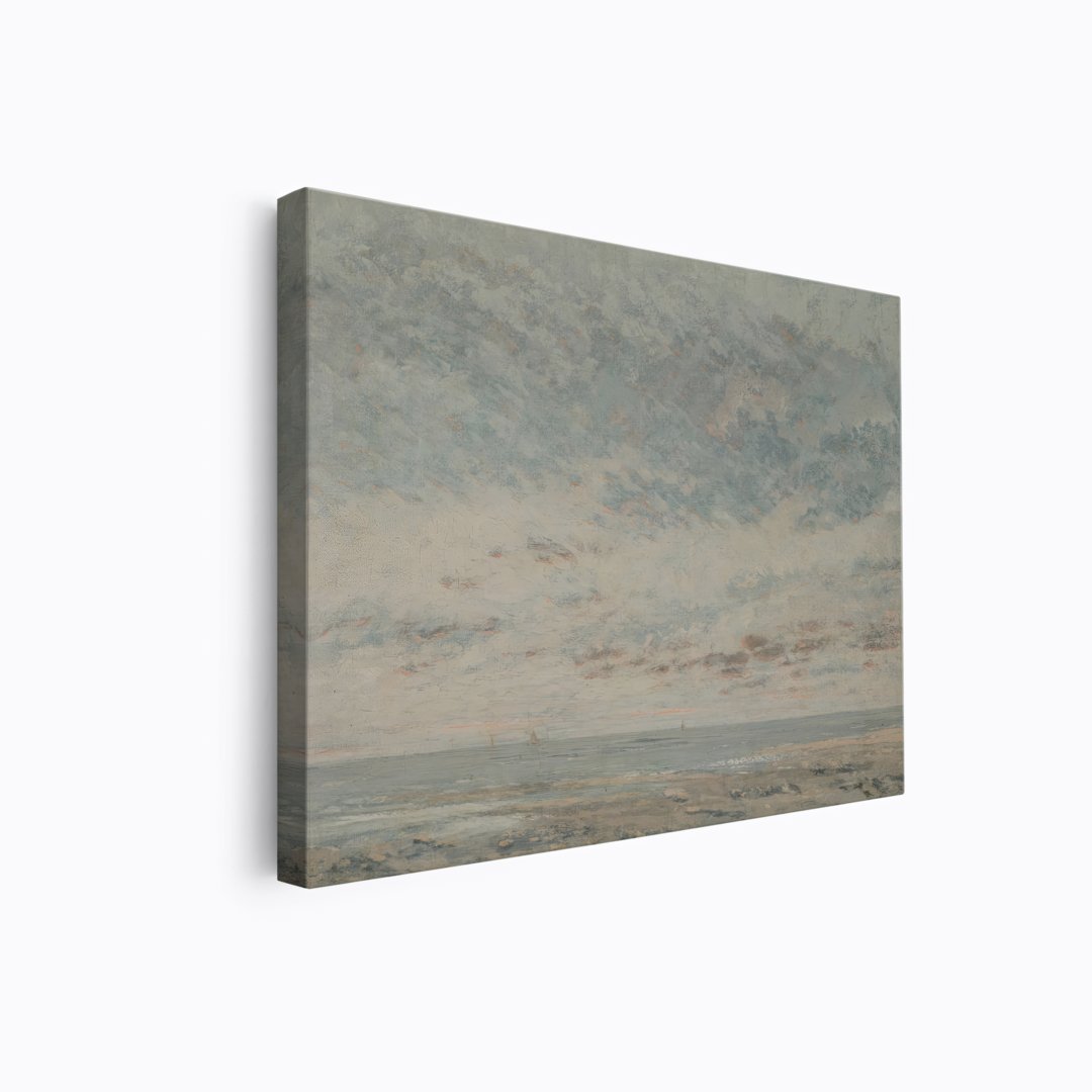 Low Tide | Gustave Courbet | Ave Legato | Canvas Art Prints | Vintage Artwork