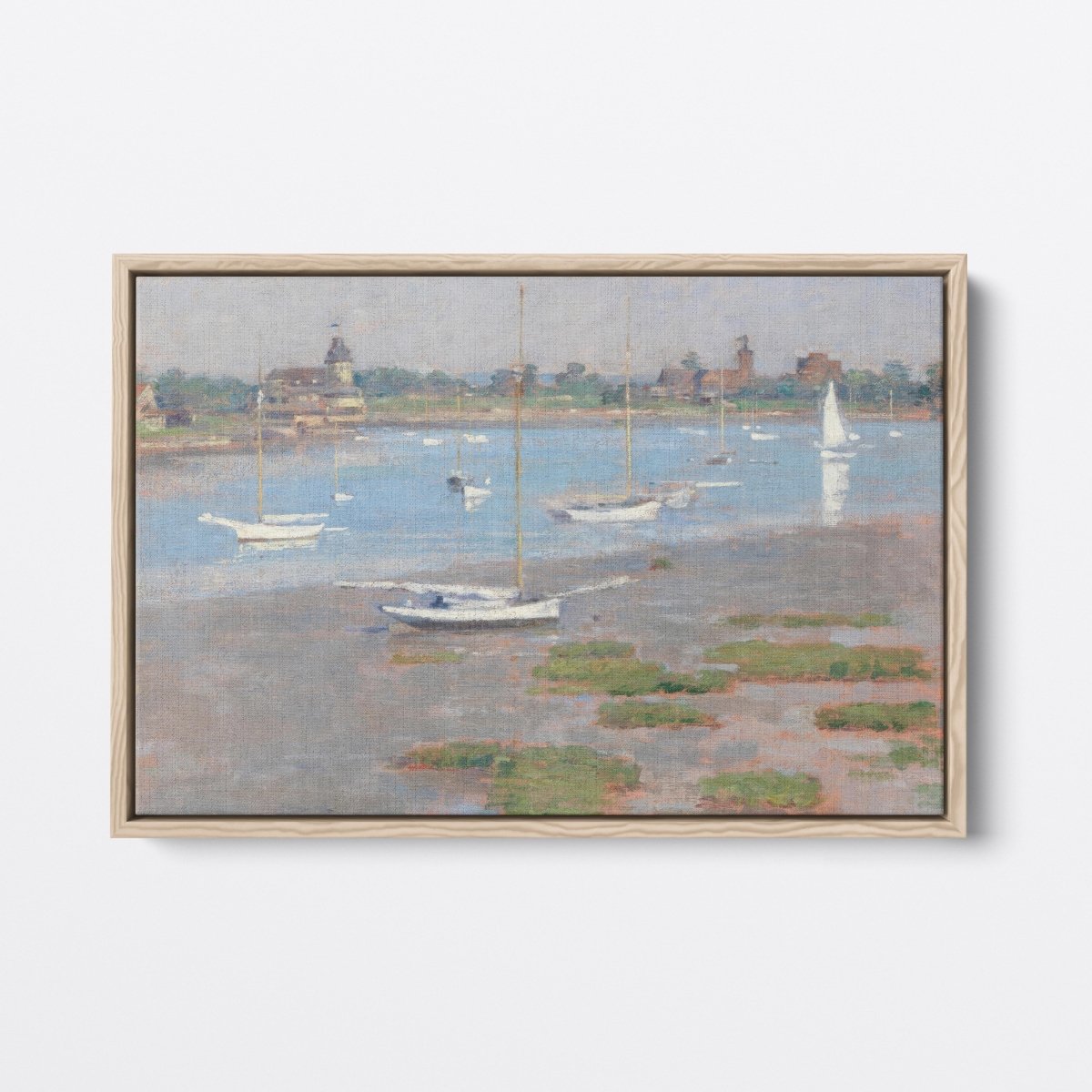 Low Tide, Riverside Yacht Club | Theodore Robinson | Ave Legato Art Prints