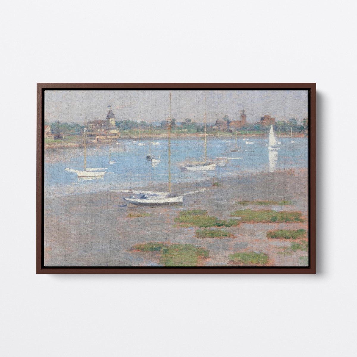 Low Tide, Riverside Yacht Club | Theodore Robinson | Ave Legato Art Prints