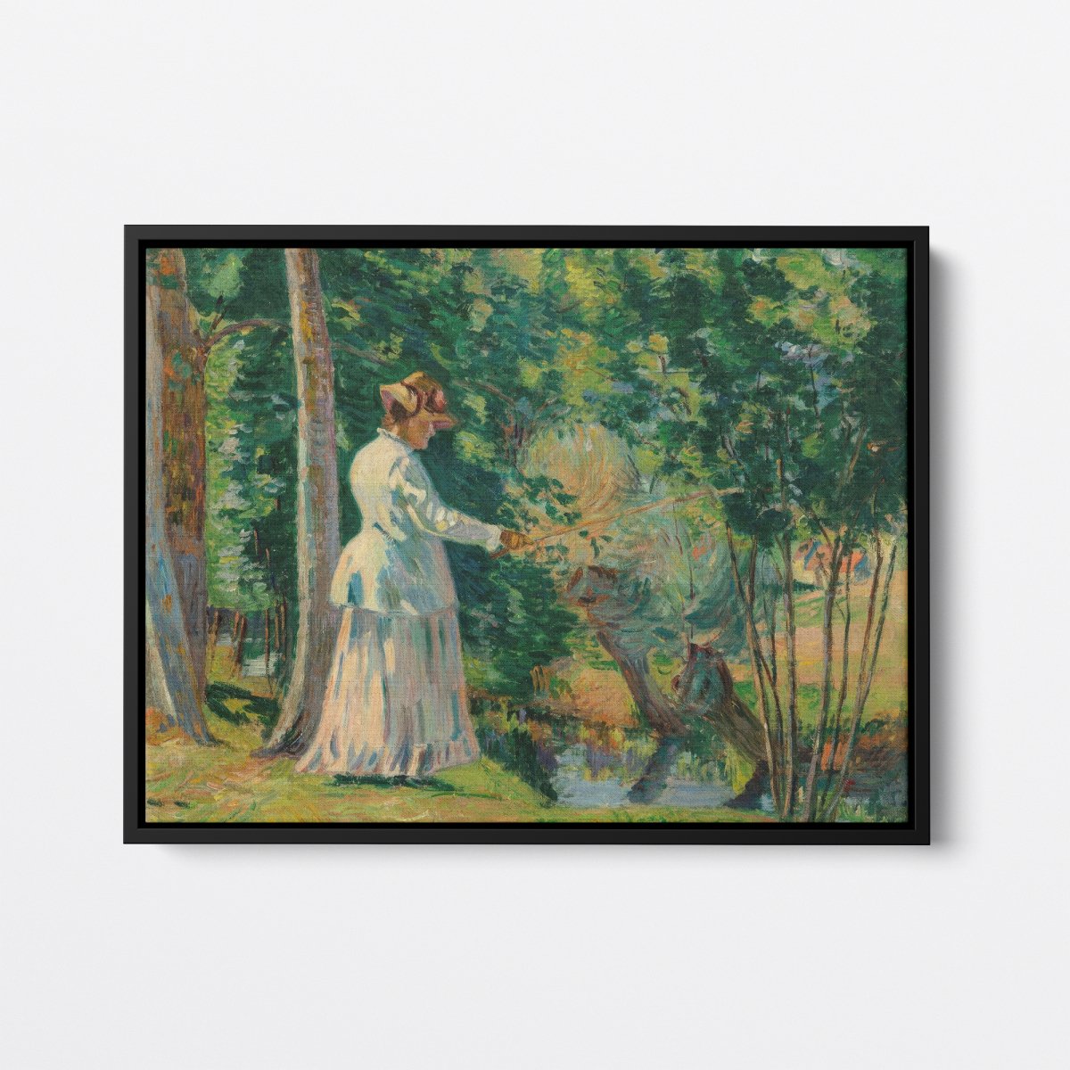 Madame Guillaumin Fishing | Armand Guillaumin | Ave Legato Art Prints