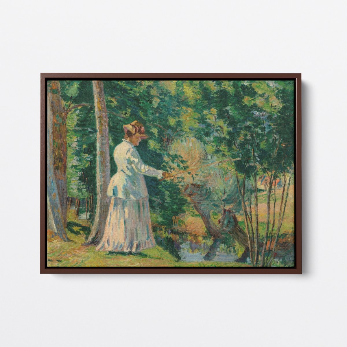 Madame Guillaumin Fishing | Armand Guillaumin | Ave Legato Art Prints