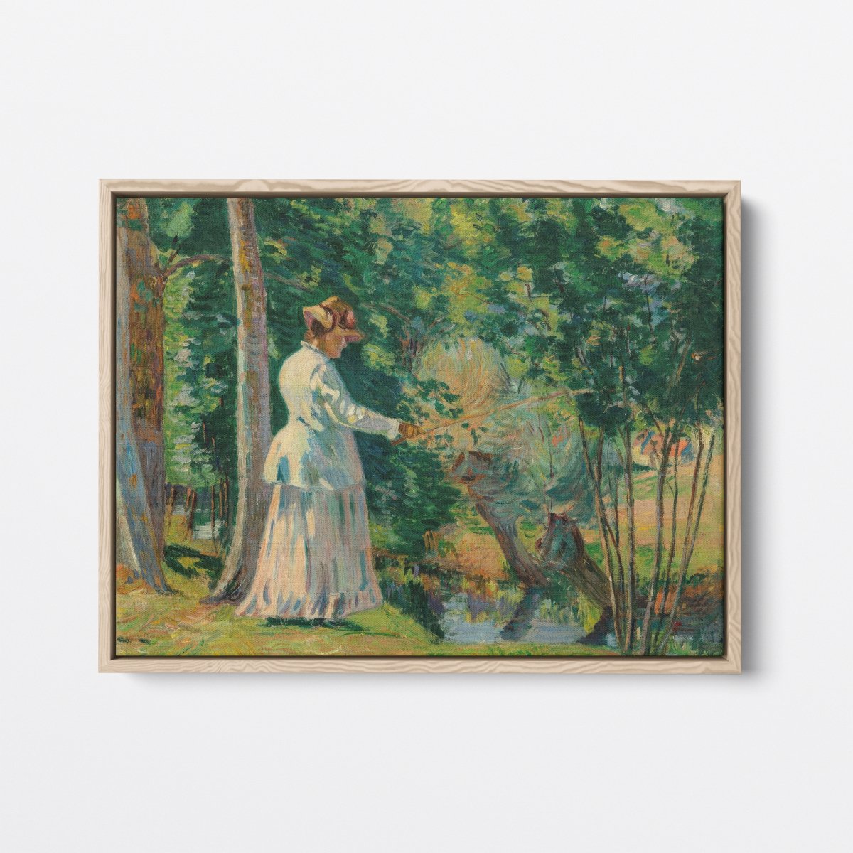 Madame Guillaumin Fishing | Armand Guillaumin | Ave Legato Art Prints