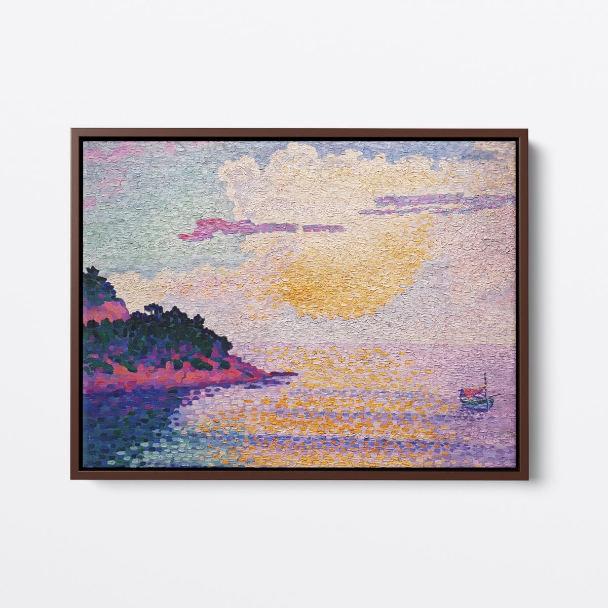Magenta Sunset | Henri-Edmond Cross | Ave Legato | Canvas Art Prints | Vintage Artwork
