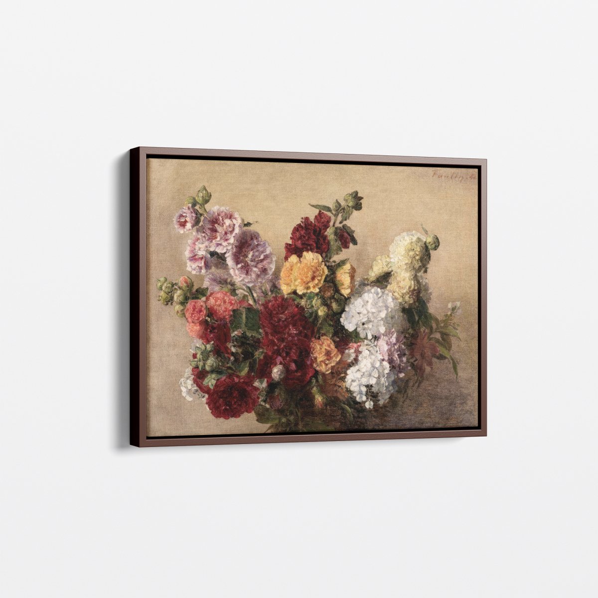 Mallow Bouquet | Henri Fantin - Latour | Ave Legato Art Prints