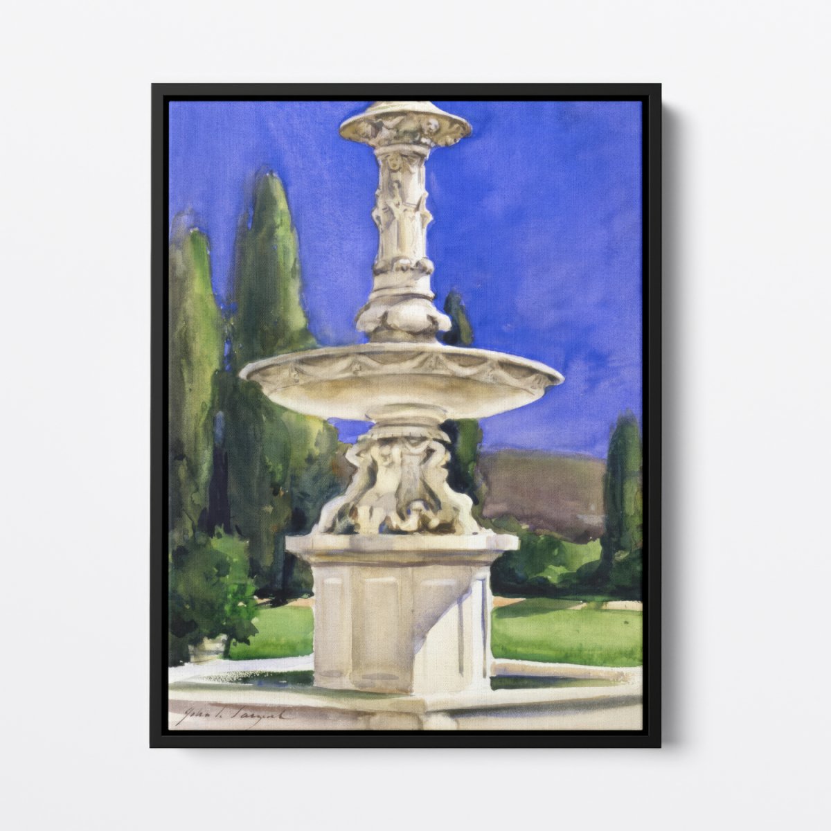 Marble Fountain in Italy | John Sargent | Ave Legato Art Prints