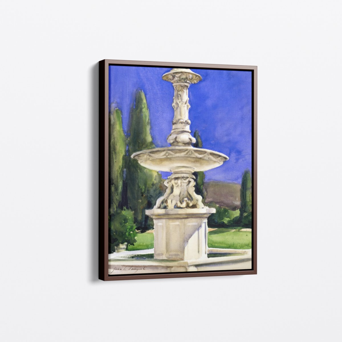 Marble Fountain in Italy | John Sargent | Ave Legato Art Prints