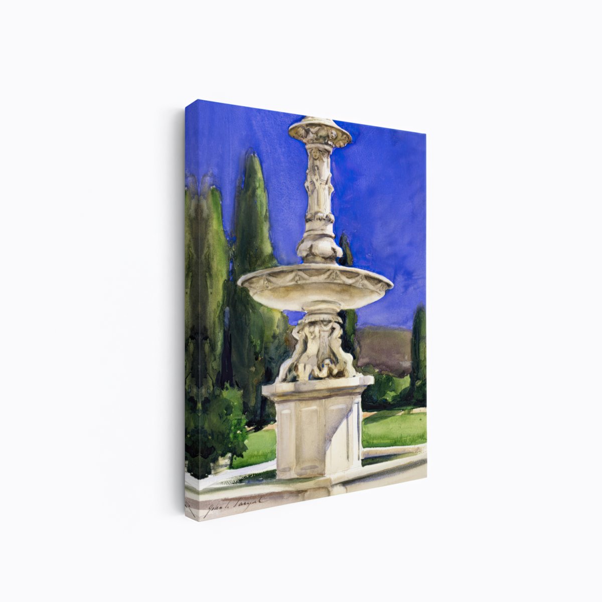 Marble Fountain in Italy | John Sargent | Ave Legato Art Prints