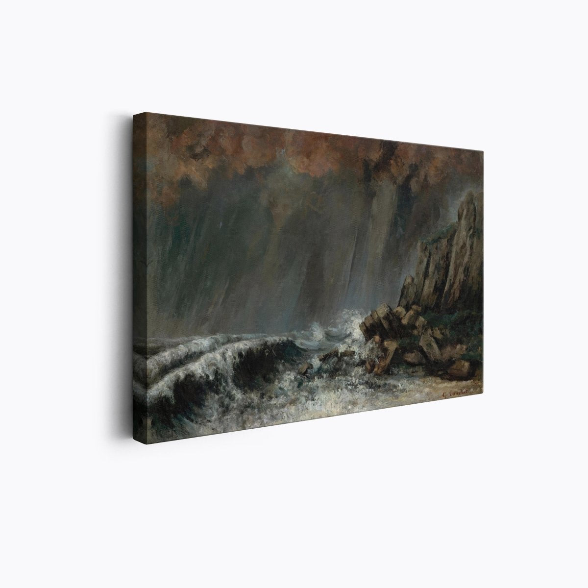 Marine, The Waterspout | Gustave Courbet | Ave Legato Art Prints