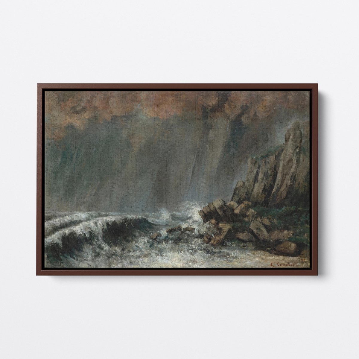 Marine, The Waterspout | Gustave Courbet | Ave Legato Art Prints