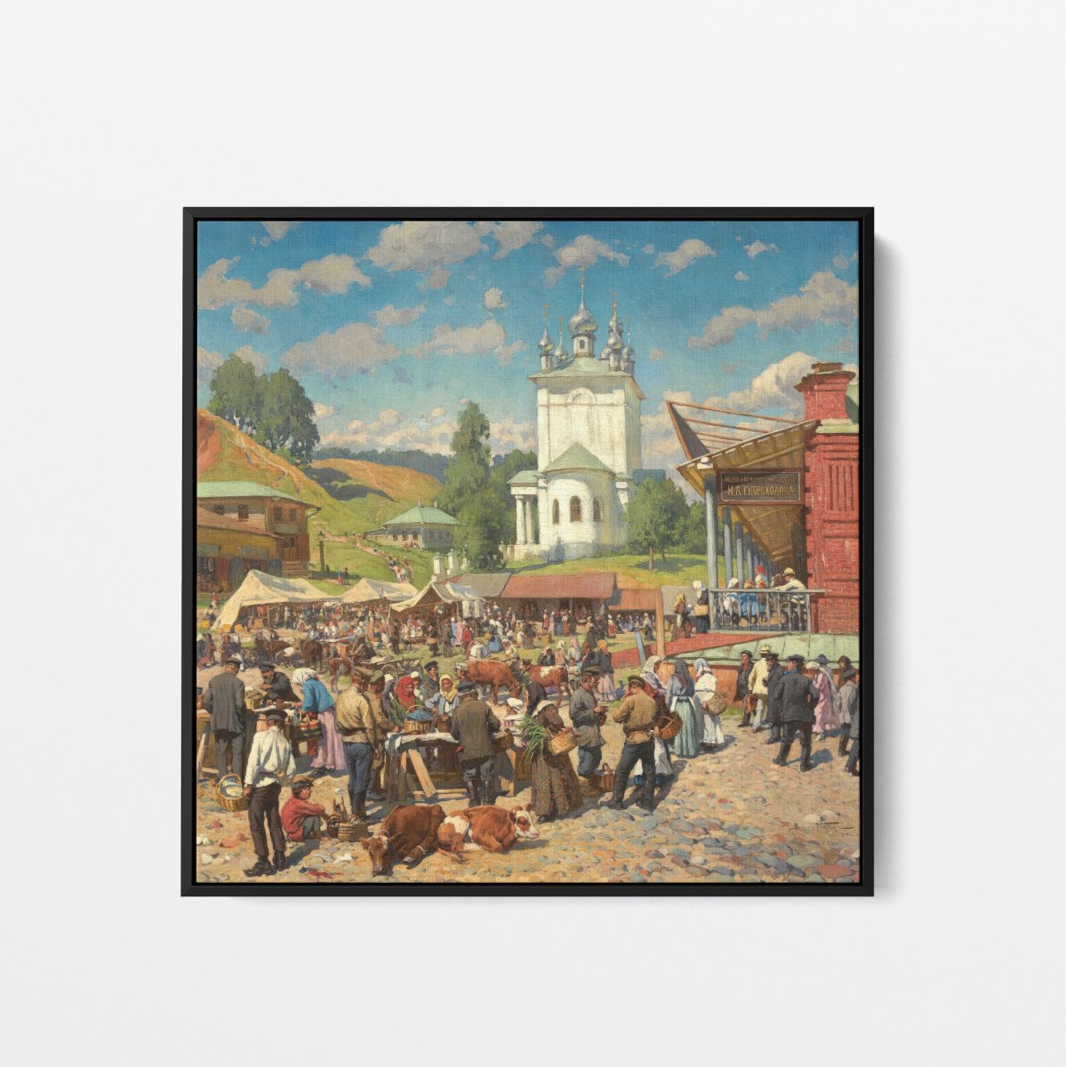 Market Day in Plyos | Alexander Makovsky | Ave Legato Art Prints