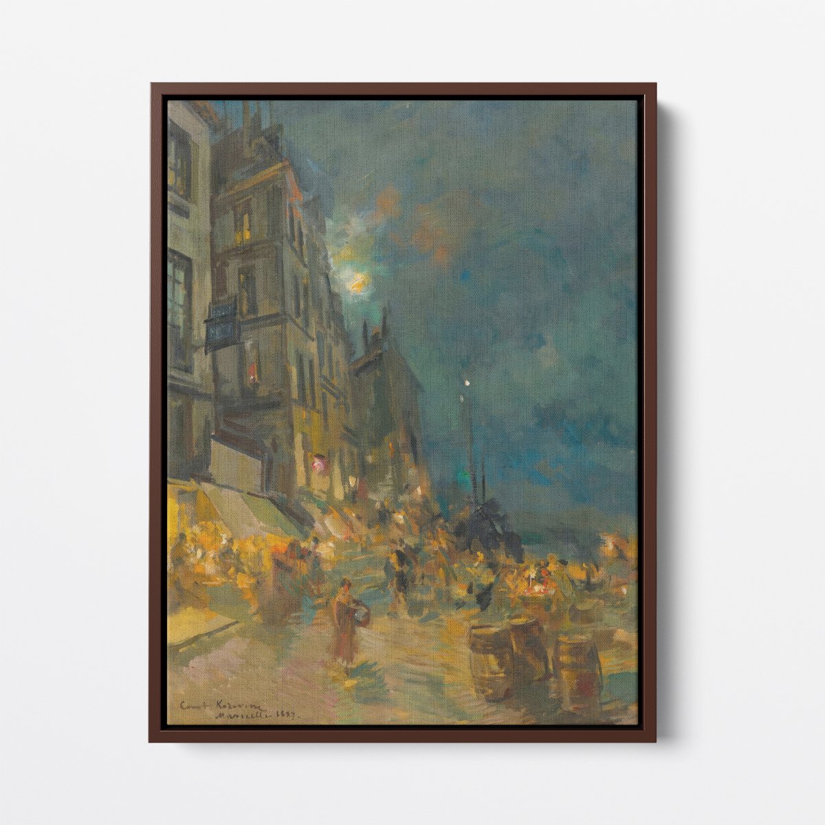 Marseilles Quay by Night | Konstantin Korovin | Ave Legato Art Prints