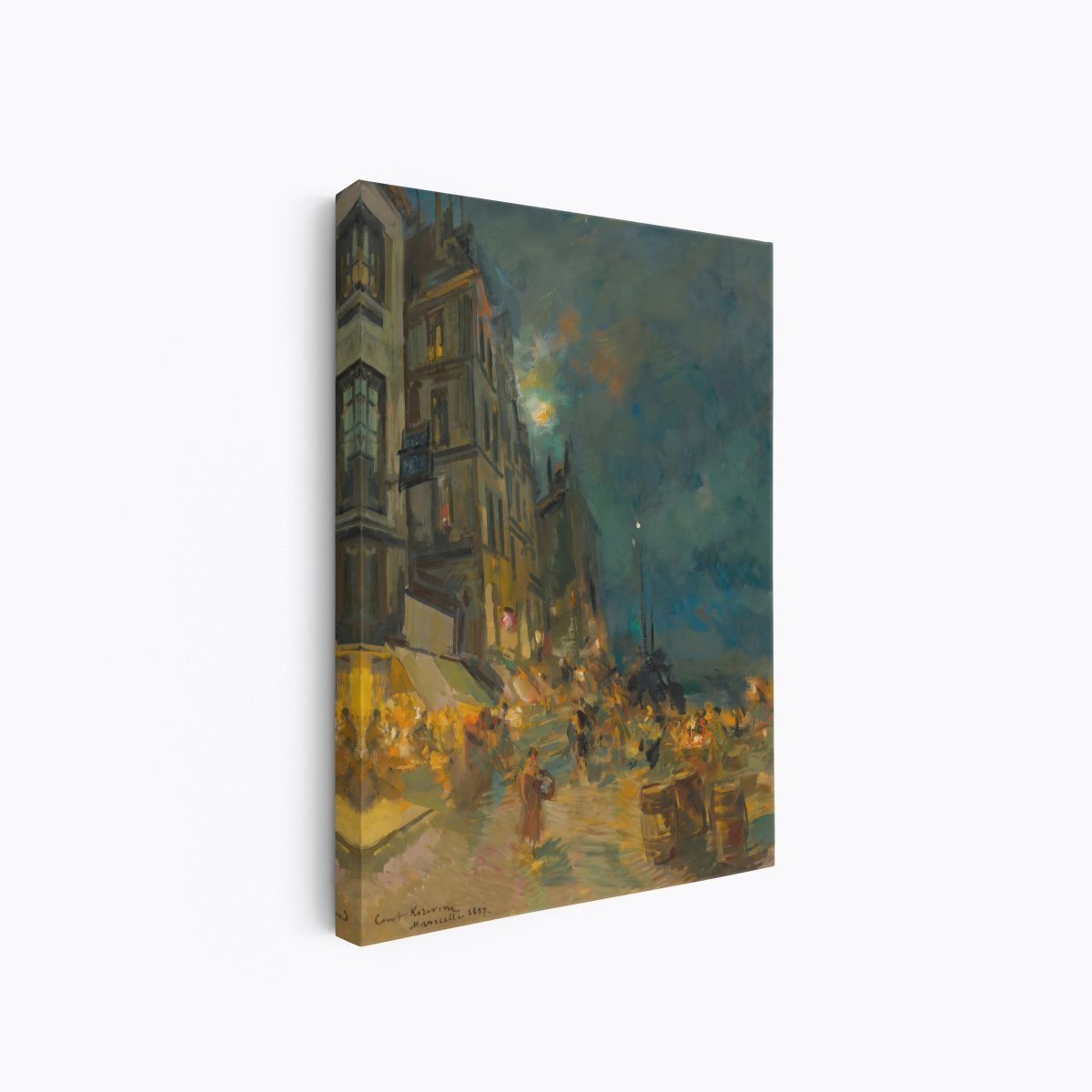 Marseilles Quay by Night | Konstantin Korovin | Ave Legato Art Prints