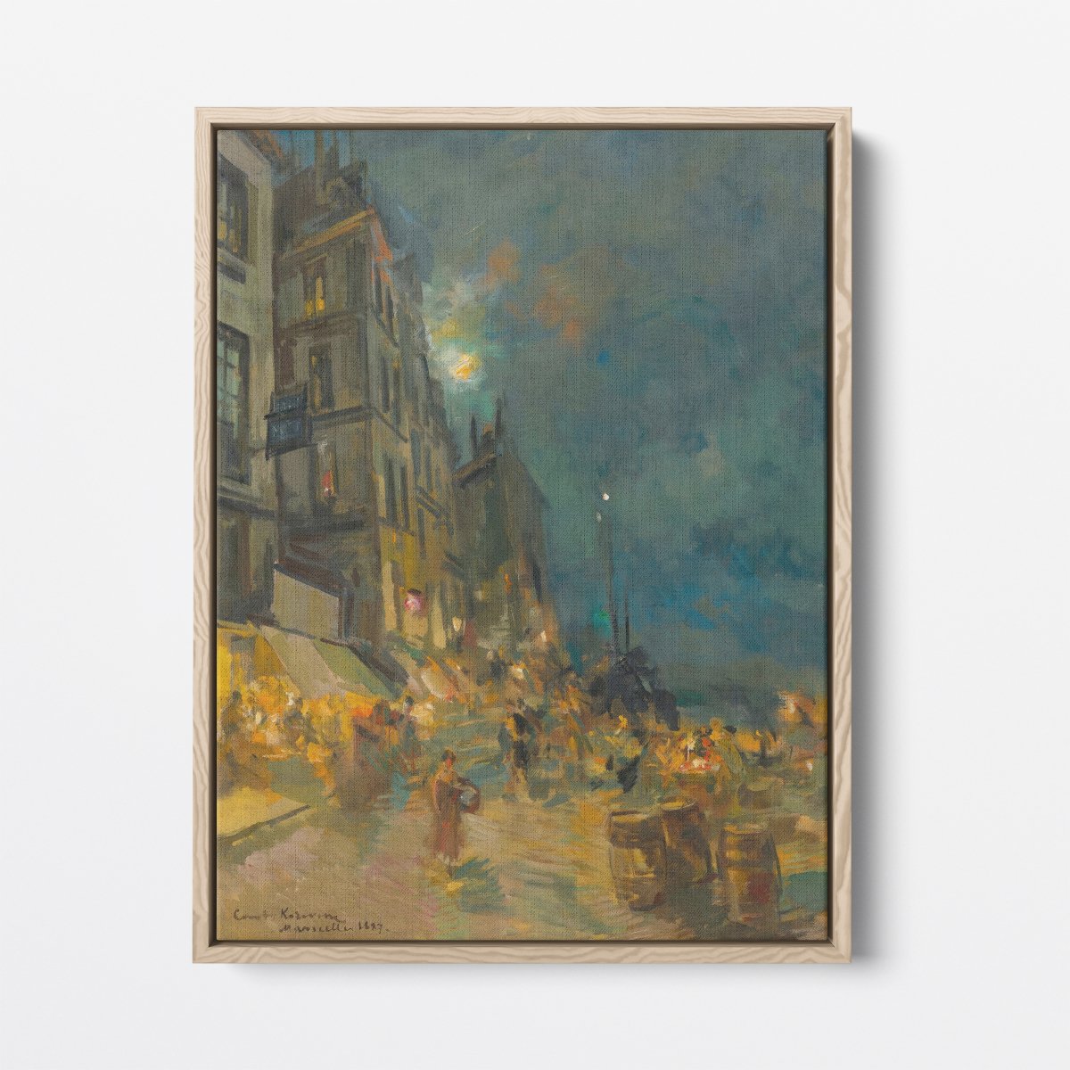 Marseilles Quay by Night | Konstantin Korovin | Ave Legato Art Prints