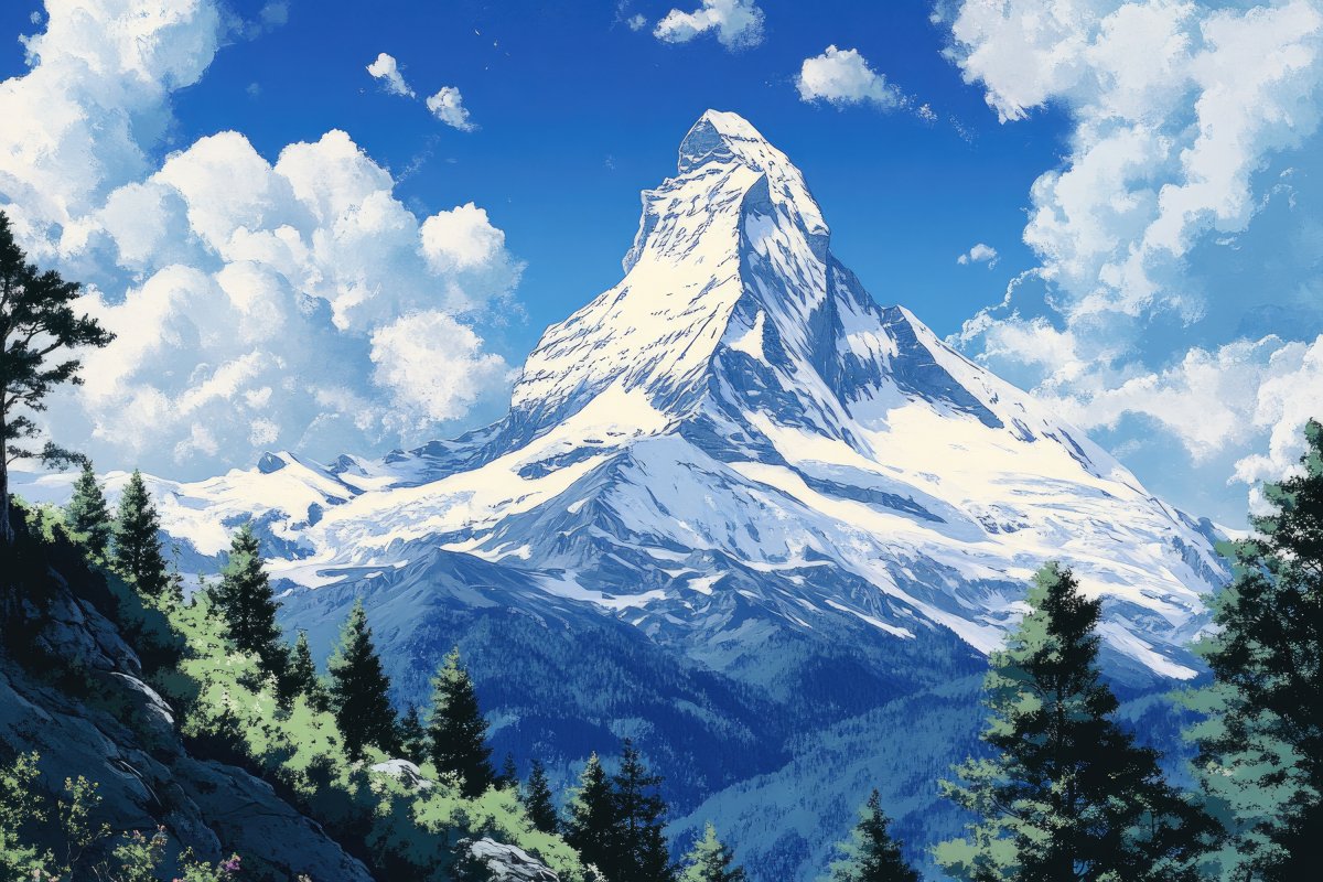 Matterhorn in Summer | Ave Legato | Ave Legato Art Prints