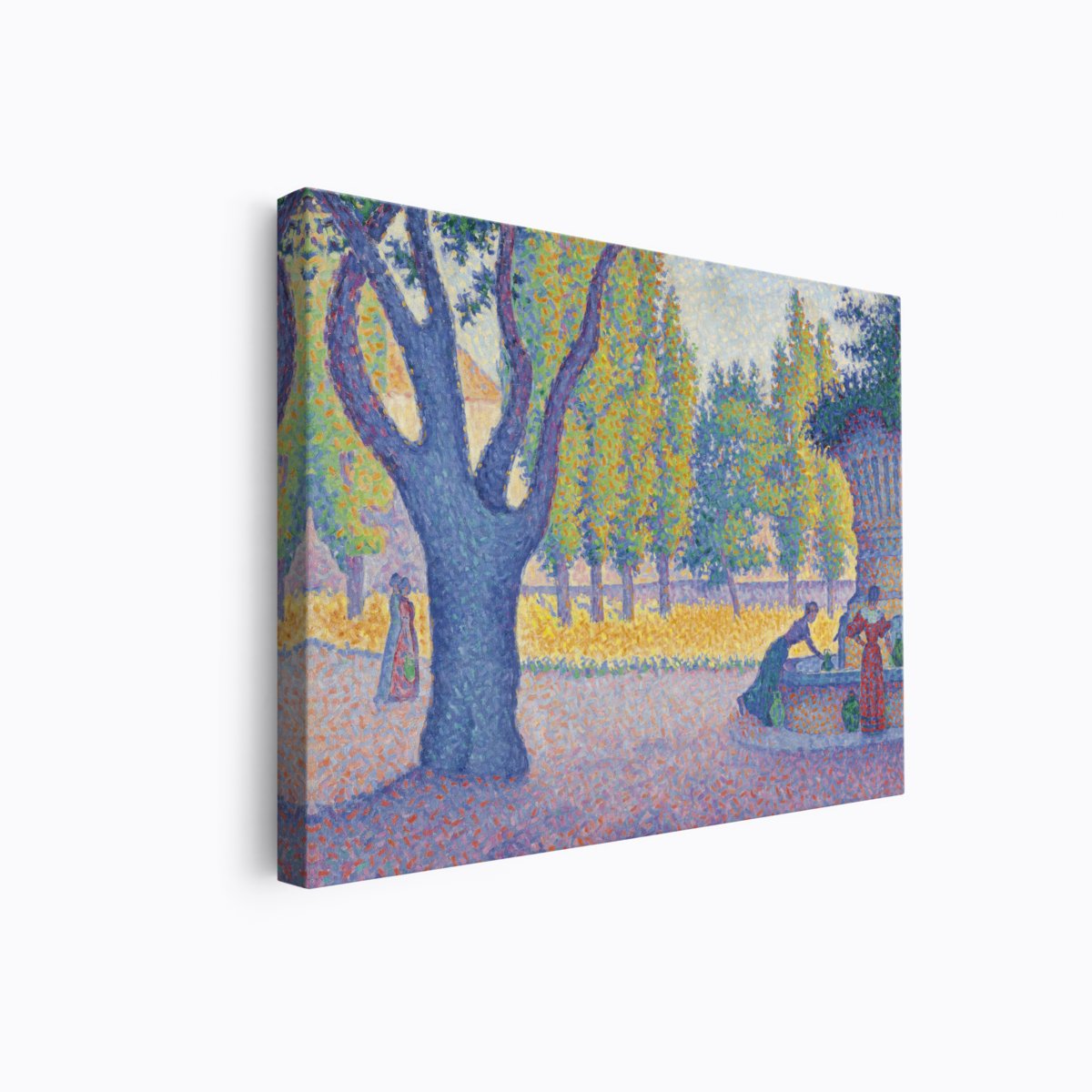 Meeting at the Fountain | Paul Signac | Ave Legato | Canvas Art Prints | Vintage Artwork