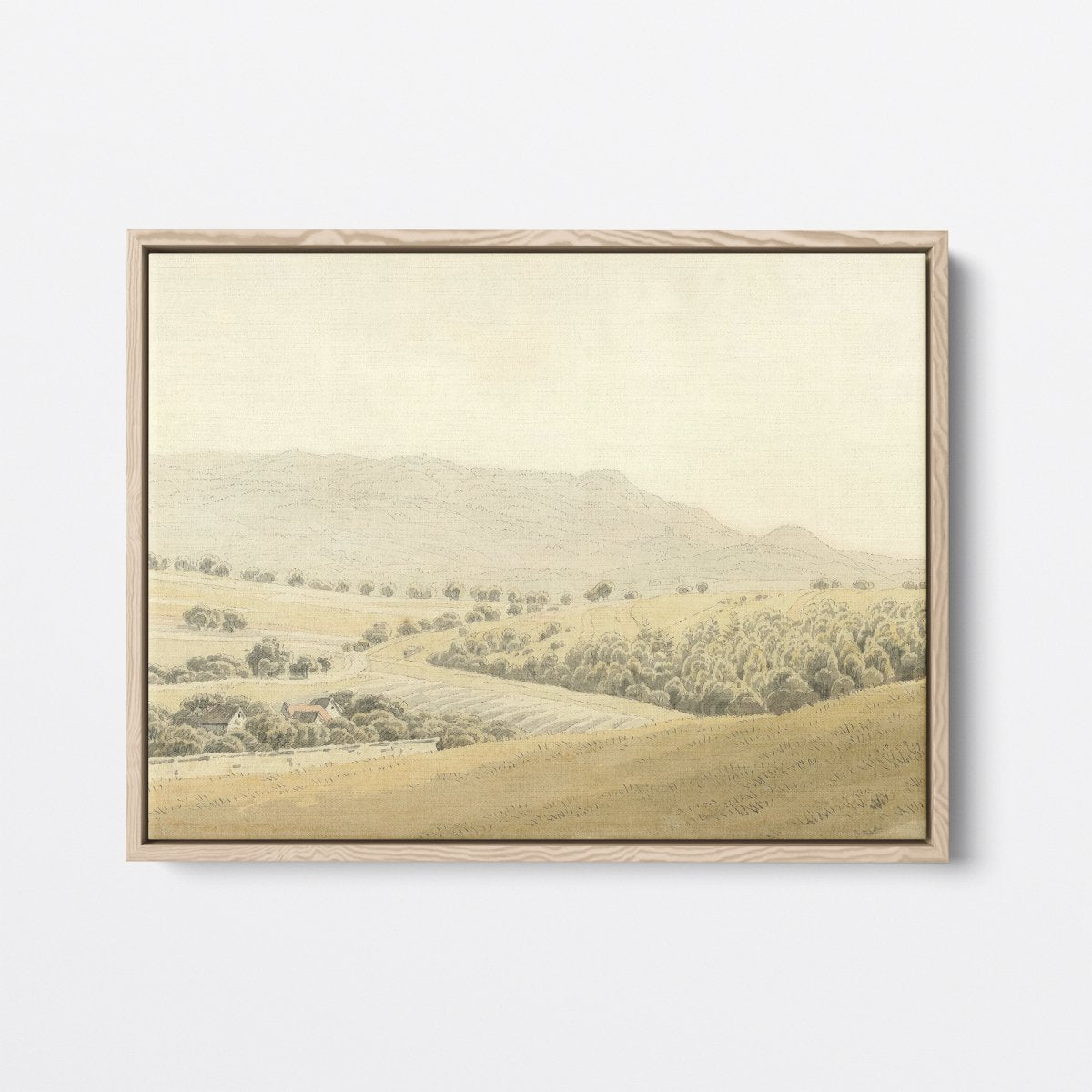 Middle Mountain Landscape | Caspar Friedrich | Ave Legato Art Prints