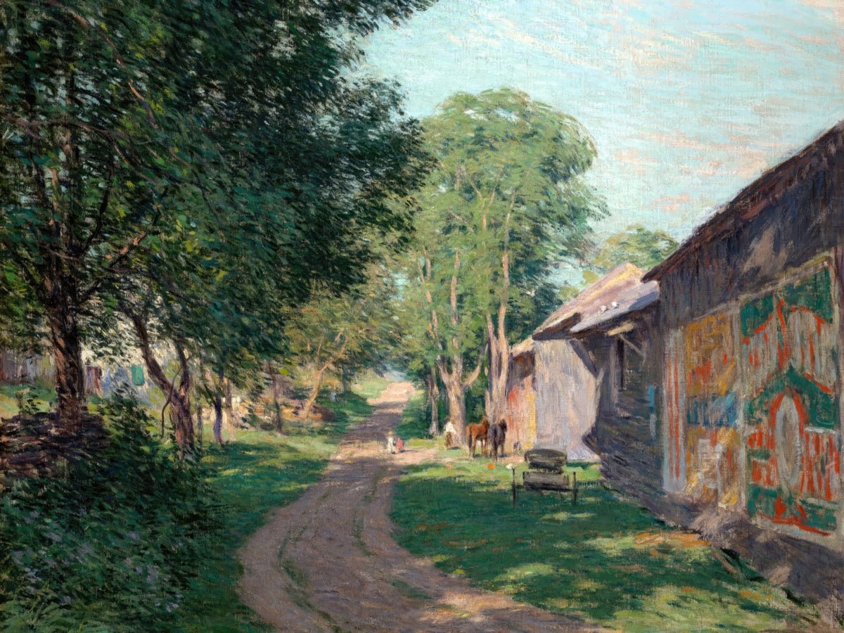 Midsummer Shadows | Willard Metcalf | Ave Legato Art Prints