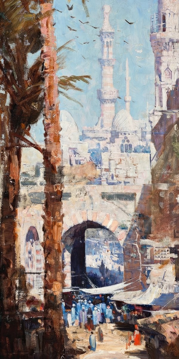 Minarets, Cairo | Arthur Streeton | Ave Legato Art Prints