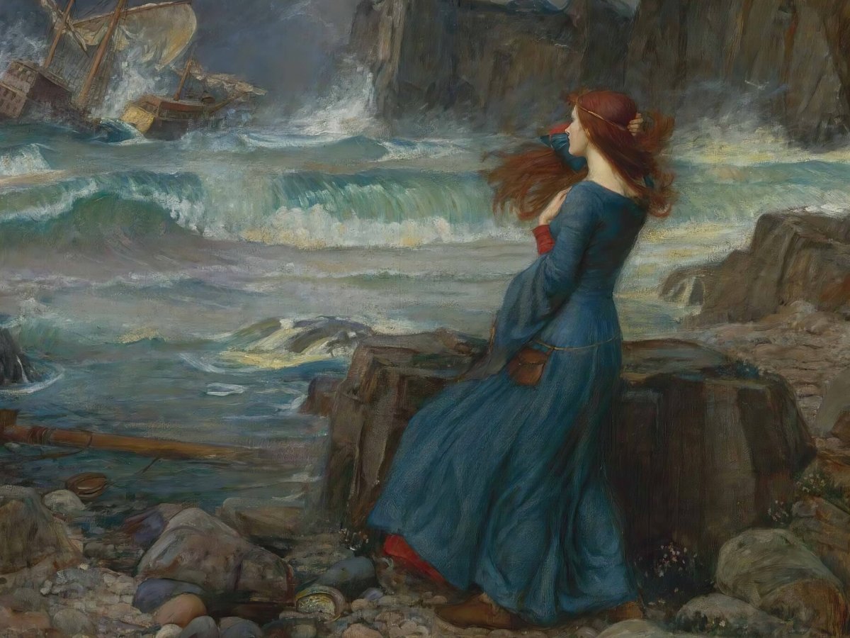 Miranda, The Tempest | John William Waterhouse | Ave Legato Art Prints