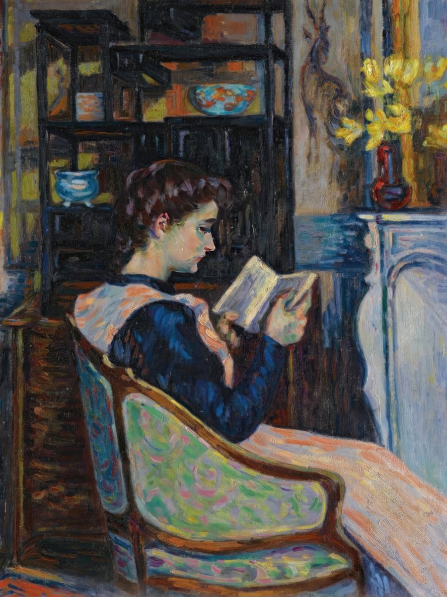 Miss Guillaumin Reading | Armand Guillaumin | Ave Legato Art Prints