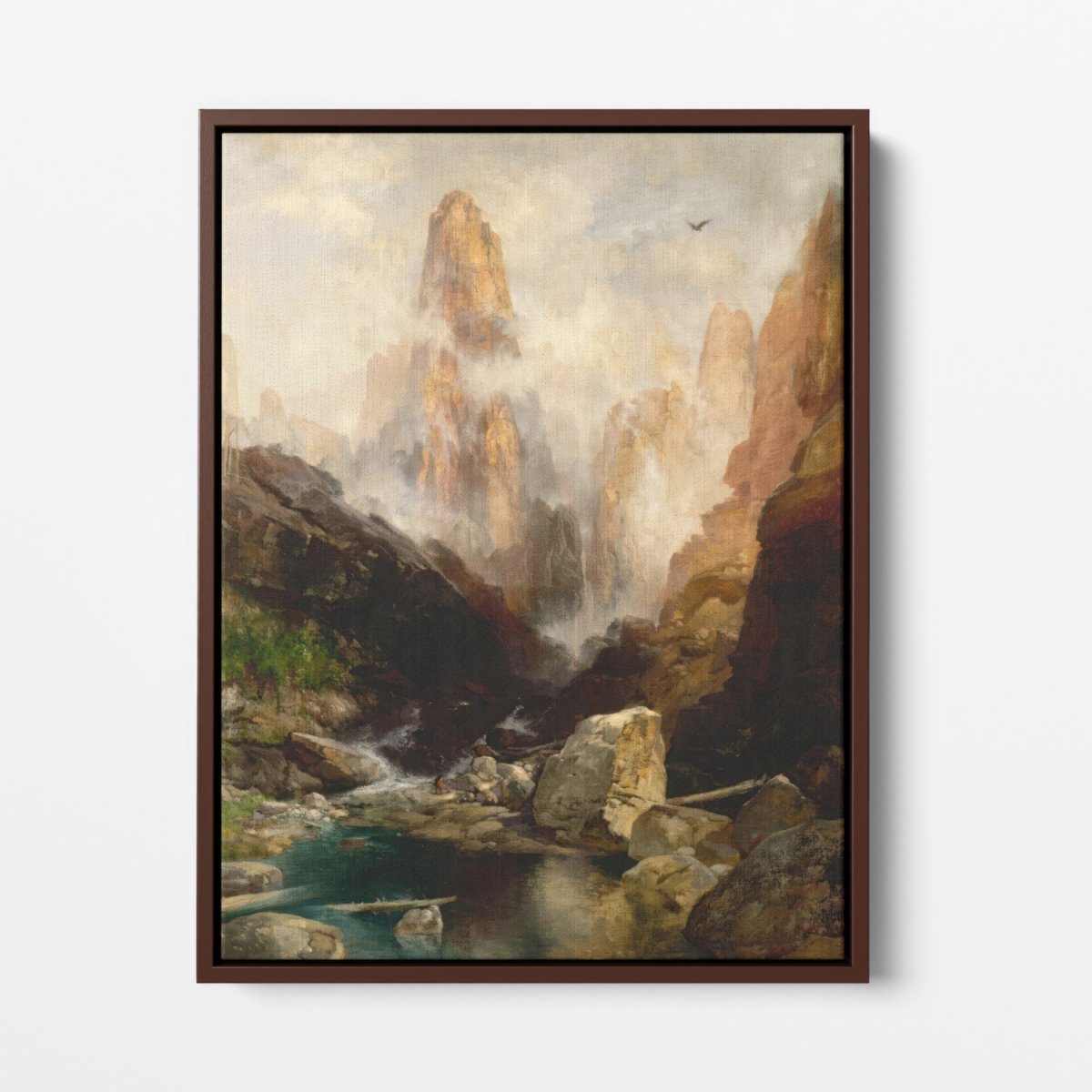 Mist in Kanab Canyon, Utah | Thomas Moran | Ave Legato Art Prints