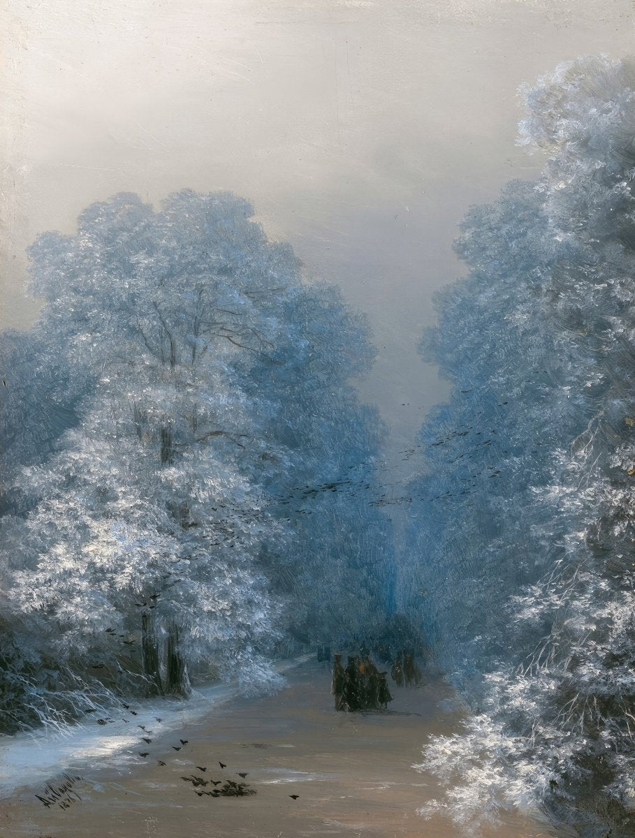 Misty Winter Road | Ivan Aivazovsky | Ave Legato Art Prints