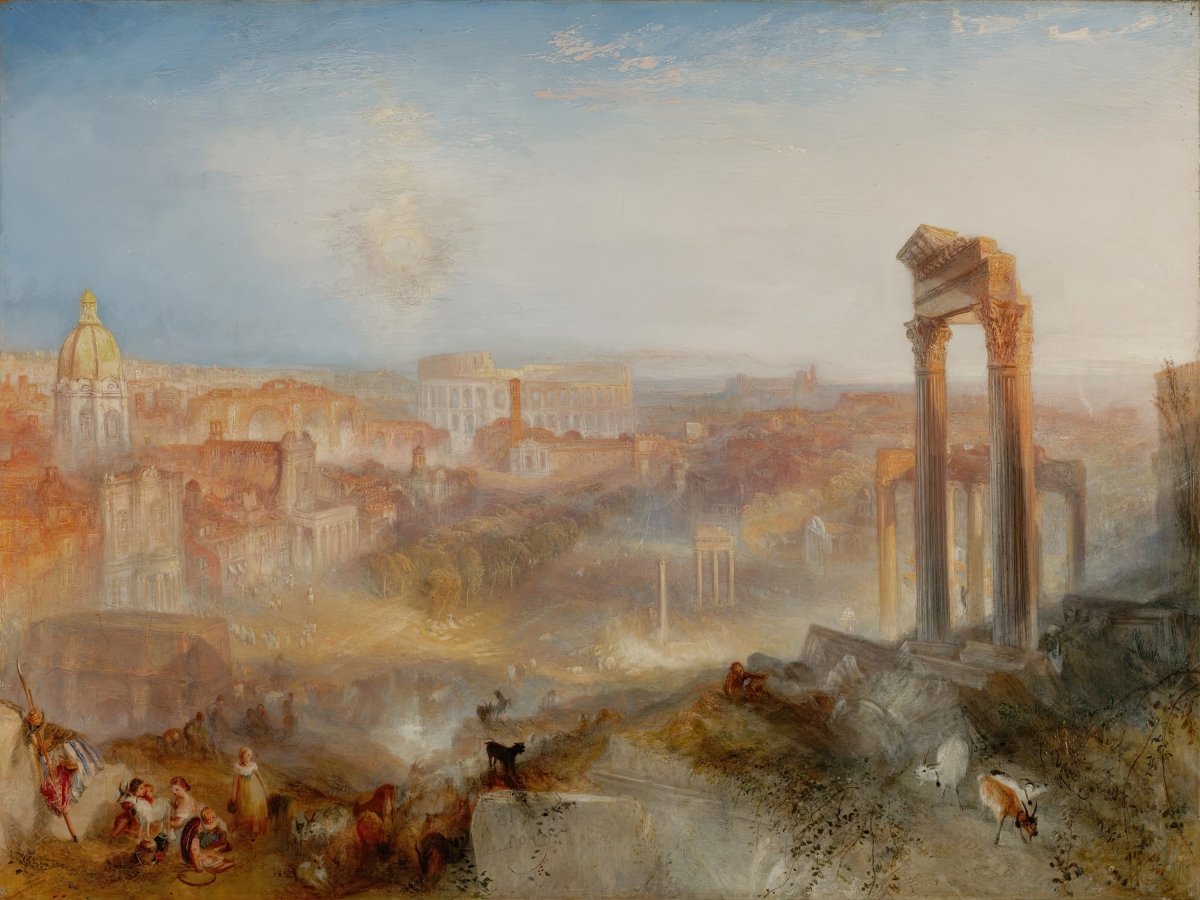 Modern Rome, Campo Vaccino | J.M.W. Turner | Ave Legato Art Prints