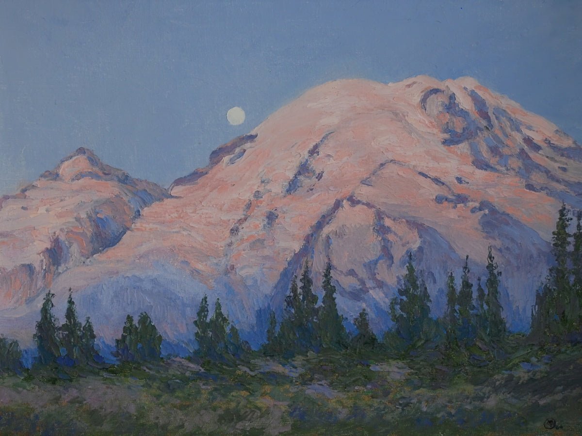 Moon Set and Sunrise Glow | Mary Yerkes | Ave Legato Art Prints