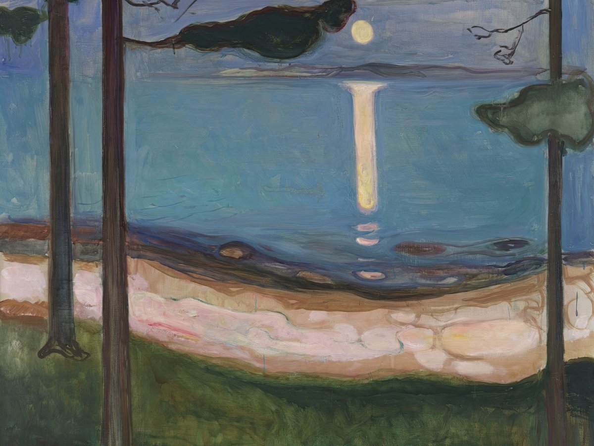 Moonlight (Munch) | Edvard Munch | Ave Legato Art Prints