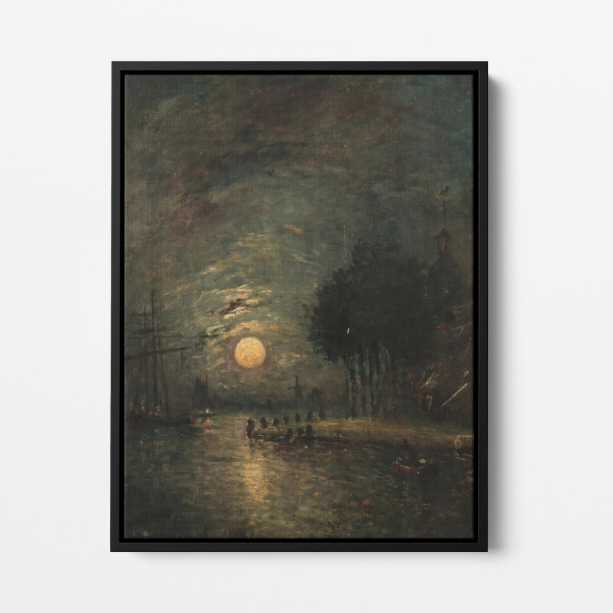 Moonlight, View of Dordrecht | Johan Jongkind | Ave Legato Art Prints