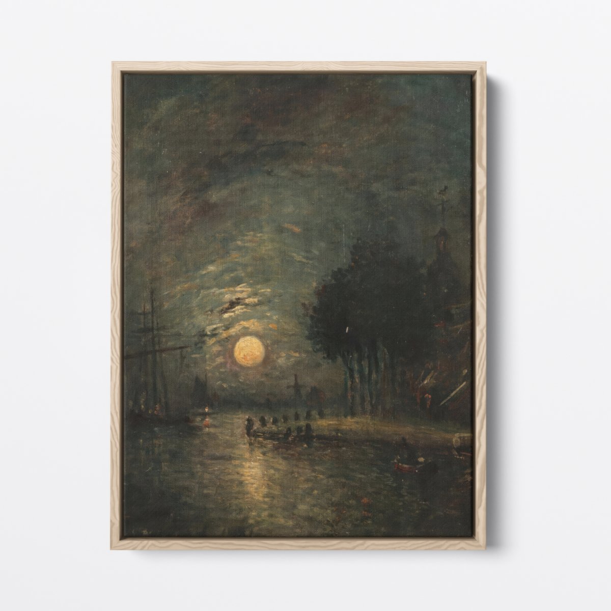 Moonlight, View of Dordrecht | Johan Jongkind | Ave Legato Art Prints