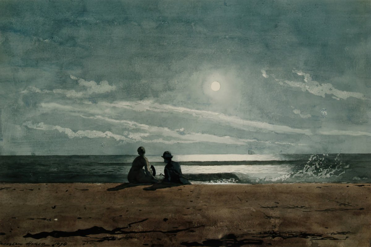 Moonlight | Winslow Homer | Ave Legato Art Prints