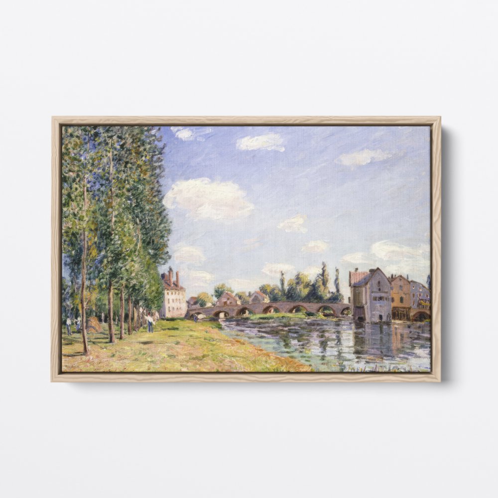 Moret Bridge in the Summer | Alfred Sisley | Ave Legato | Canvas Art Prints | Vintage Artwork