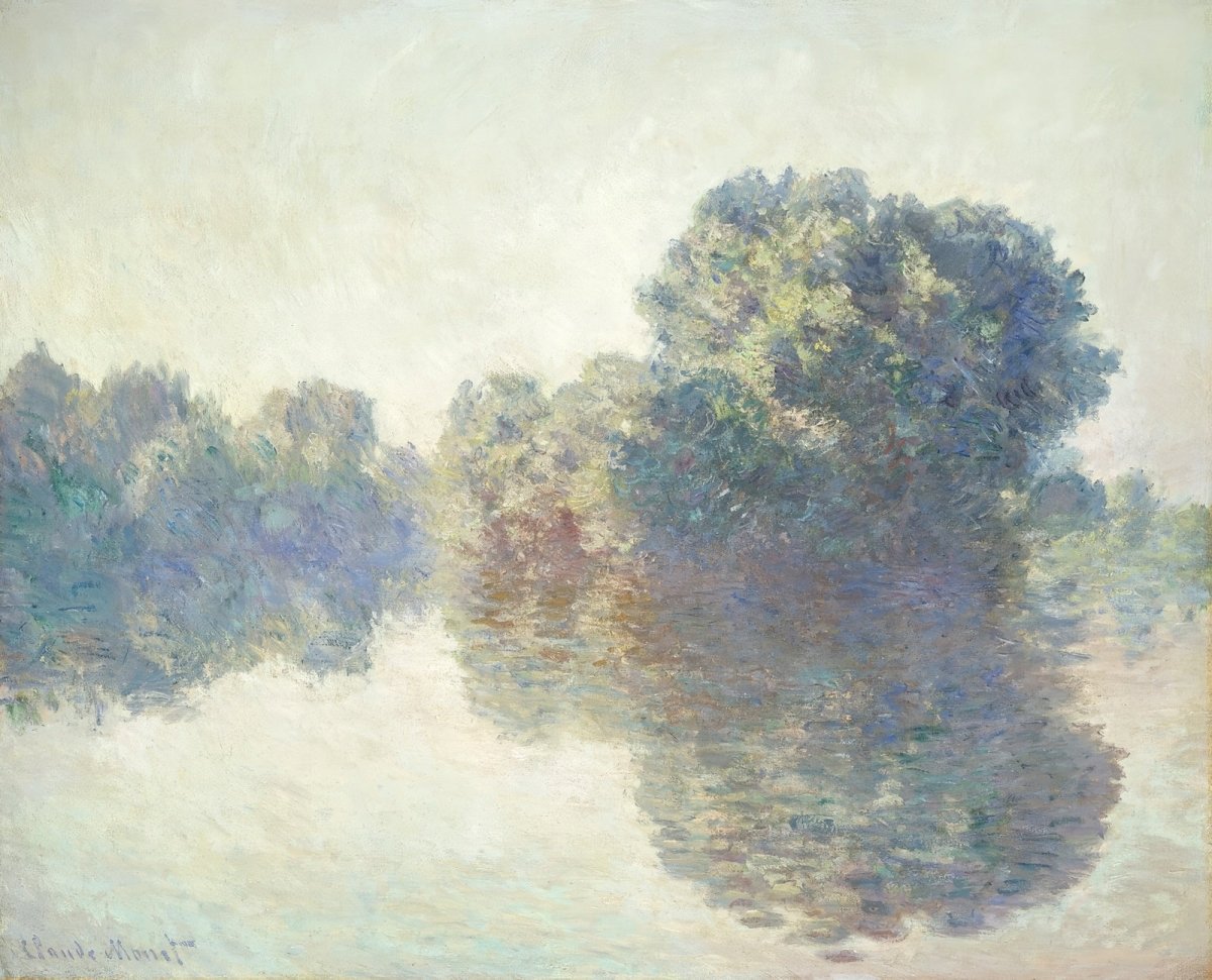 Morning at the River Seine | Claude Monet | Ave Legato Art Prints