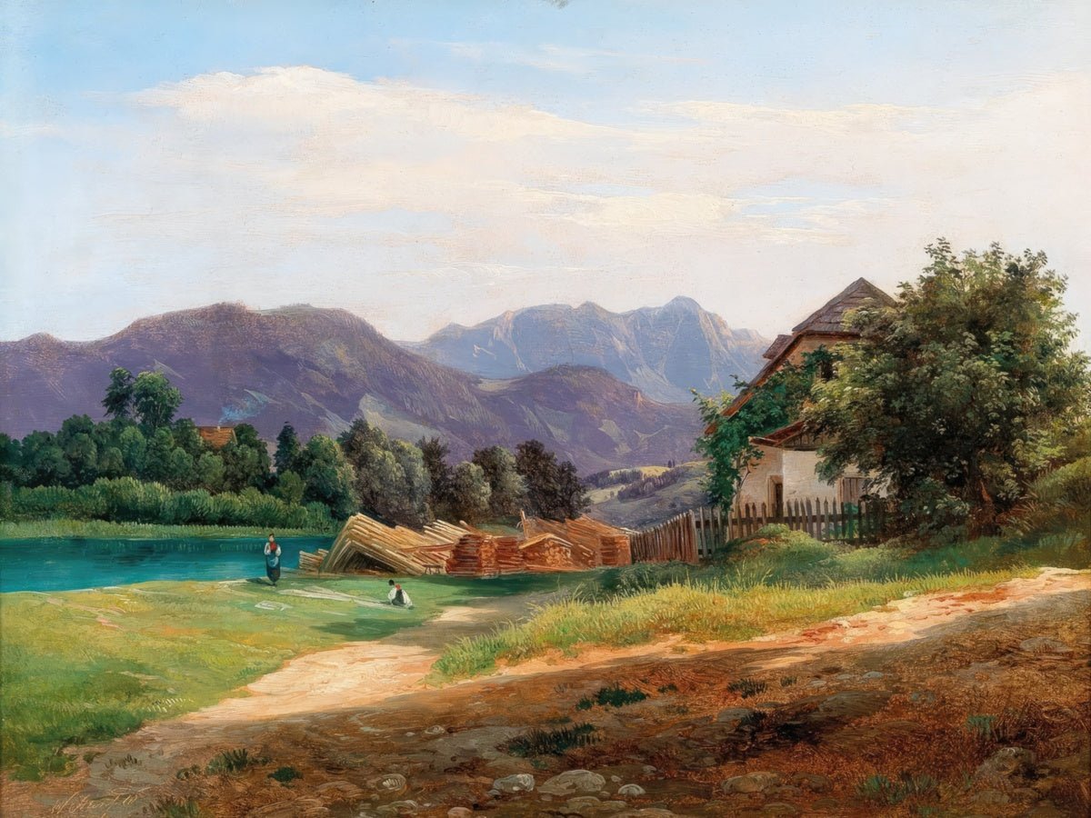 Mountain Landscape | Wilhelm Steinfeld | Ave Legato Art Prints