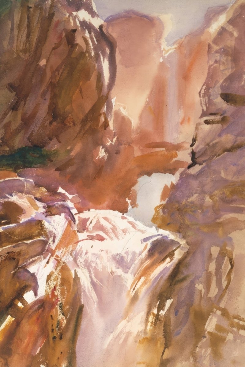 Mountain Torrent (Sargent) | John Sargent | Ave Legato Art Prints