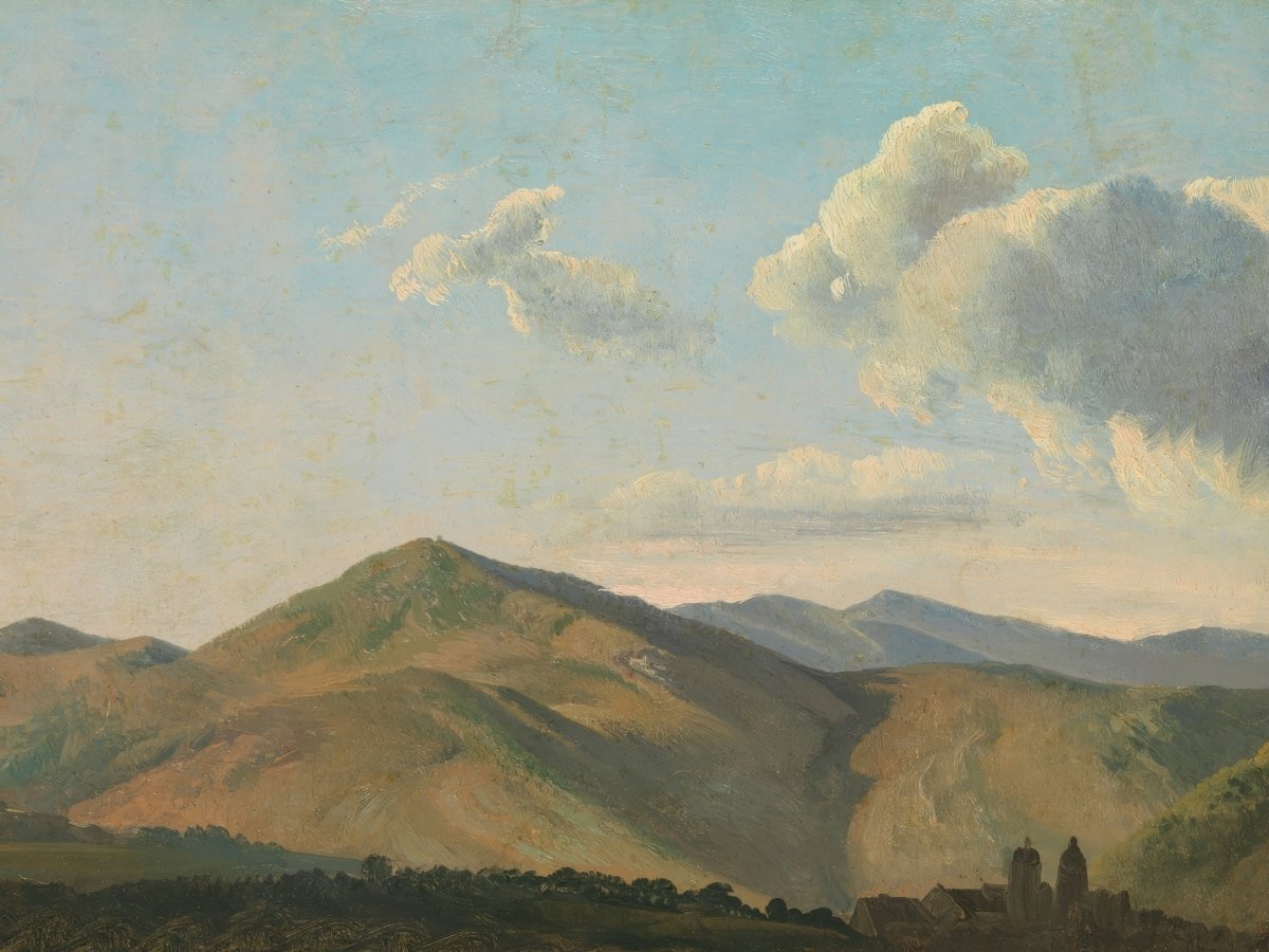 Mountainous Landscape at Vicovaro | Simon Denis | Ave Legato Art Prints