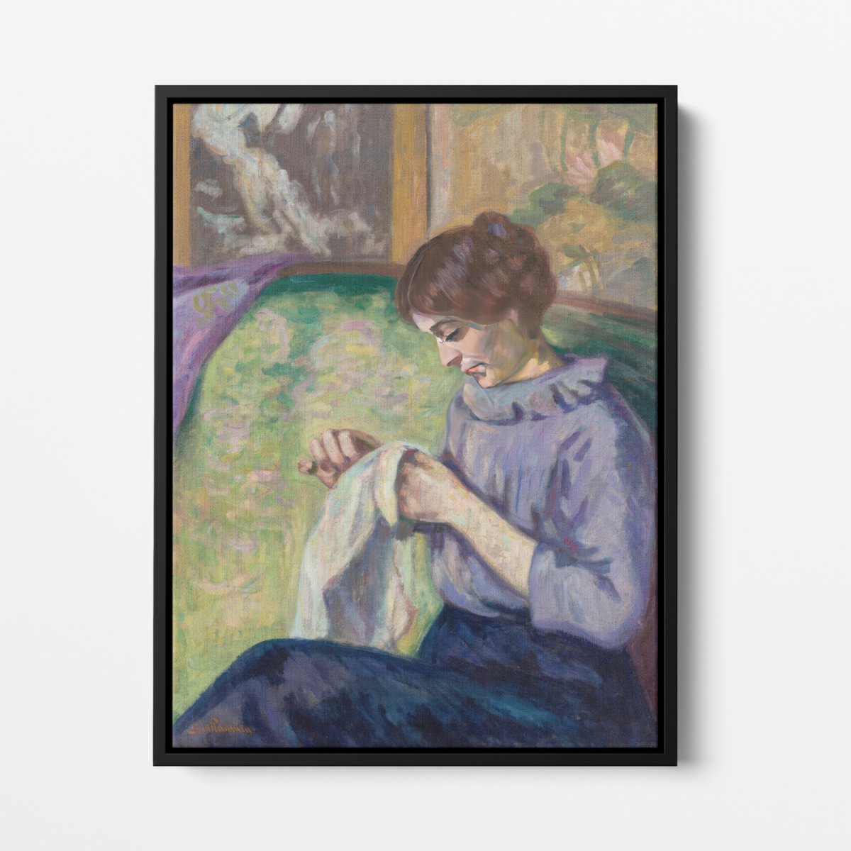 Mrs. Guillaumin Sewing | Armand Guillaumin | Ave Legato Art Prints