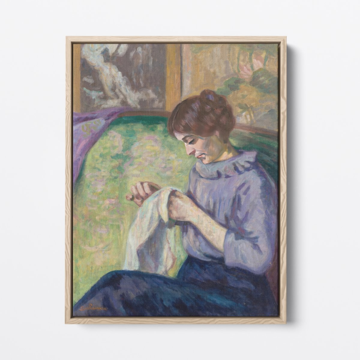 Mrs. Guillaumin Sewing | Armand Guillaumin | Ave Legato Art Prints