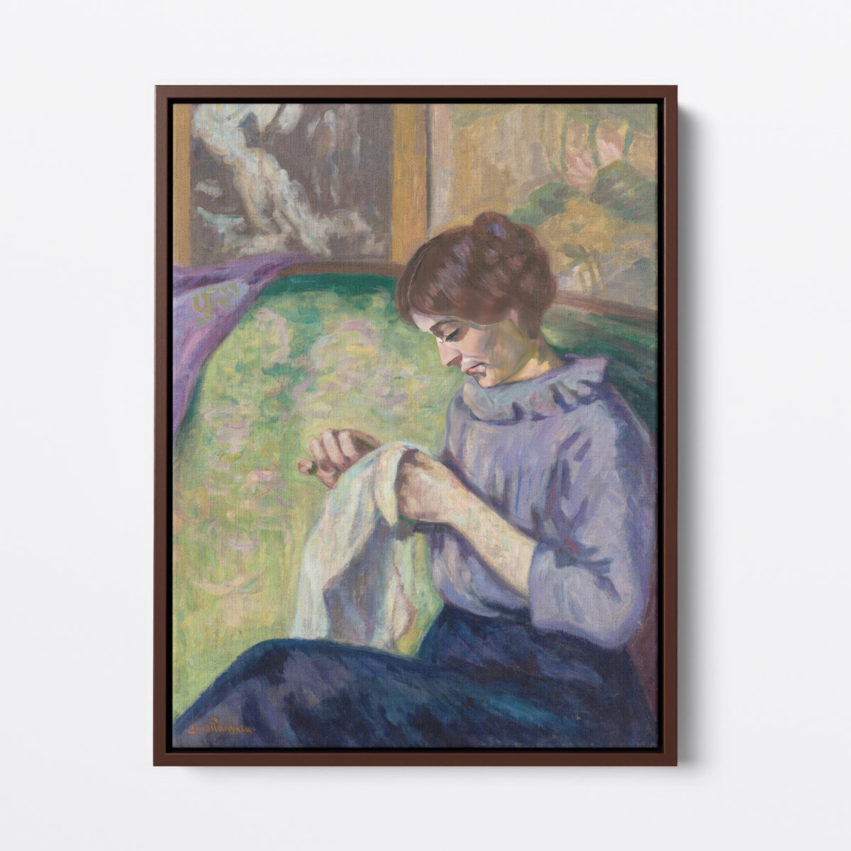 Mrs. Guillaumin Sewing | Armand Guillaumin | Ave Legato Art Prints