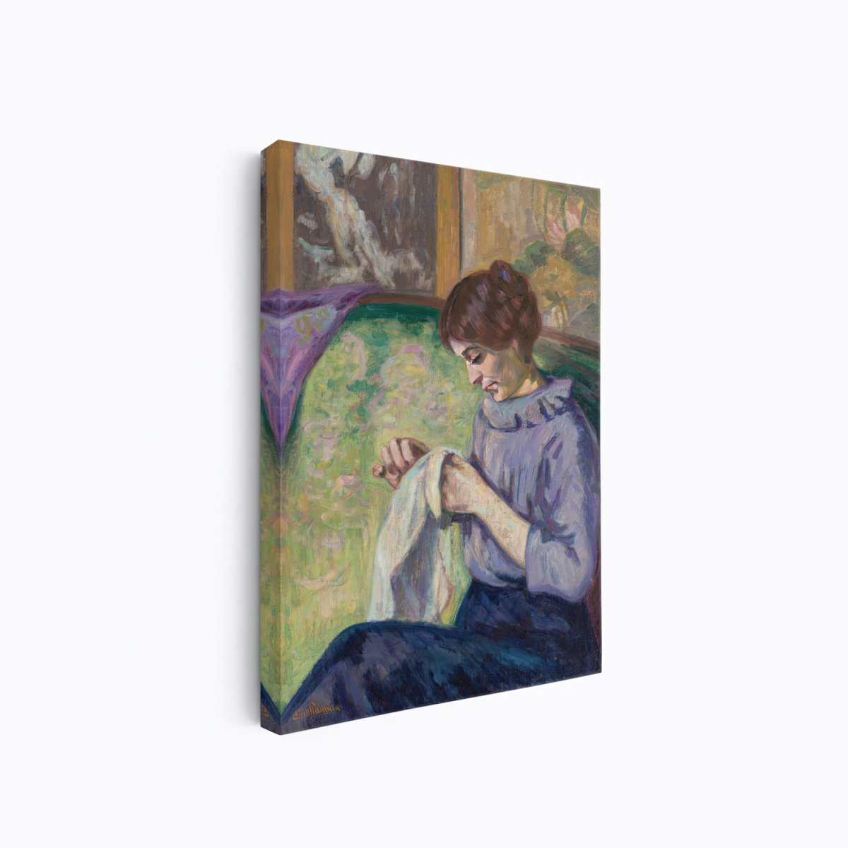 Mrs. Guillaumin Sewing | Armand Guillaumin | Ave Legato Art Prints