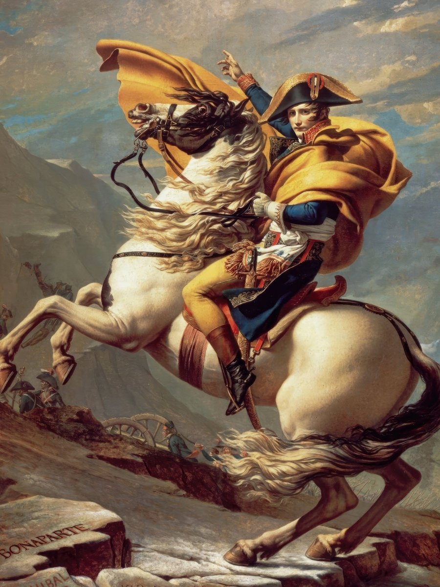 Napoleon Crossing the Alps | Jacques - Louis David | Ave Legato Art Prints