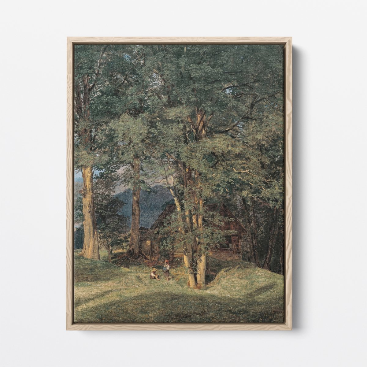 Neapolitan Farmhouse with Farmer's Wife | August von Pettenkofen | Ave Legato Art Prints