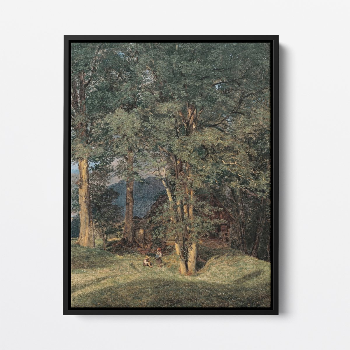 Neapolitan Farmhouse with Farmer's Wife | August von Pettenkofen | Ave Legato Art Prints