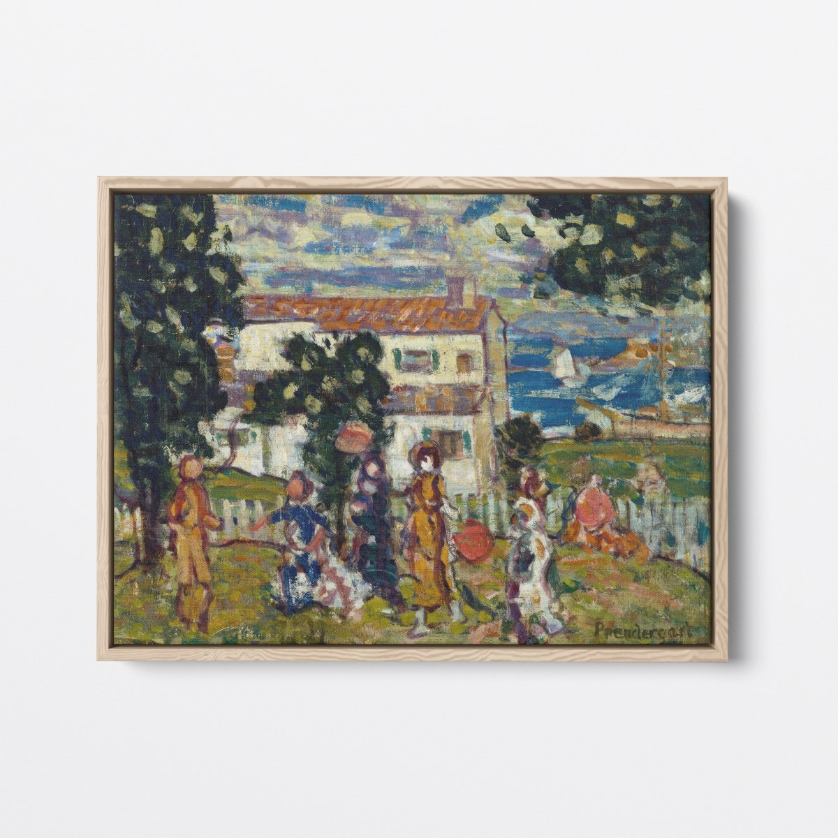 New England Village | Maurice Prendergast | Ave Legato Art Prints