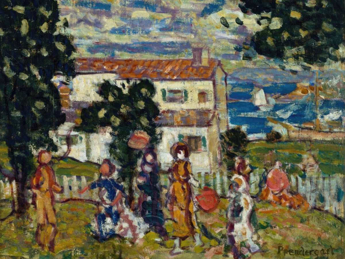 New England Village | Maurice Prendergast | Ave Legato Art Prints